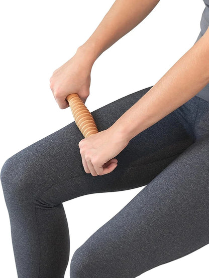 Wooden Massager Body Back Wooden Foot Roller, Foot Massager for Plantar Fasciitis, Stress Relief, Relaxation