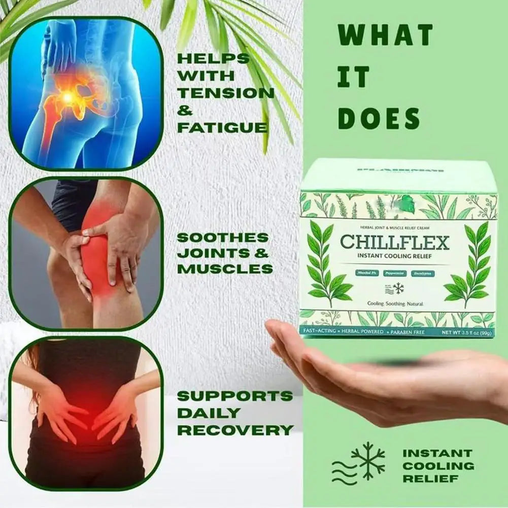 Instant Cooling Relief Joint Pain Gel Relief Ointment Herb Arthritis Cream Treatment Of Muscle Strain Cervical Discomfort Relief