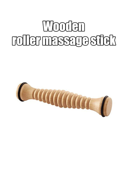 Wooden Massager Body Back Wooden Foot Roller, Foot Massager for Plantar Fasciitis, Stress Relief, Relaxation